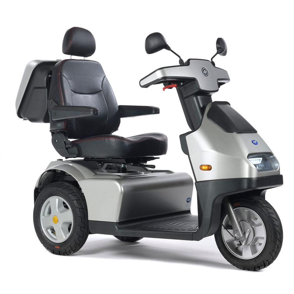 Breeze S3 8MPH Mobility Scooter Silver Side