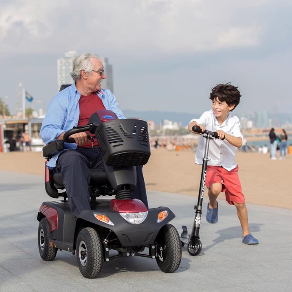 Invacare Orion 8MPH Scooter - Orange Badge