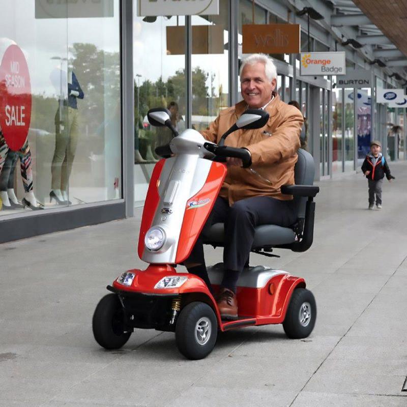 Kymco-Midi-XLS-Mobility-Scooter-8mph-Lifestyle-Orange-800x800