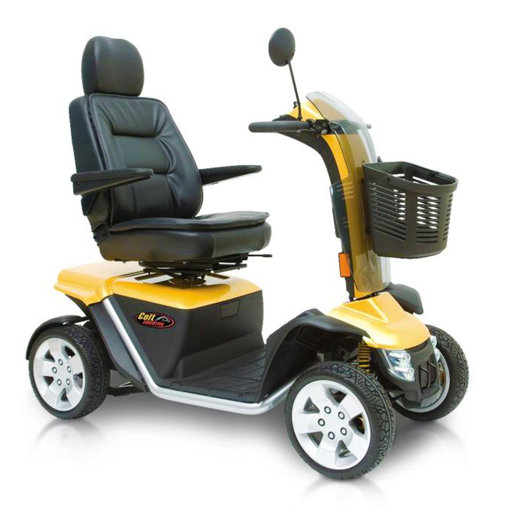 Pride Colt Executive 8MPH Mobility Scooter Yellow