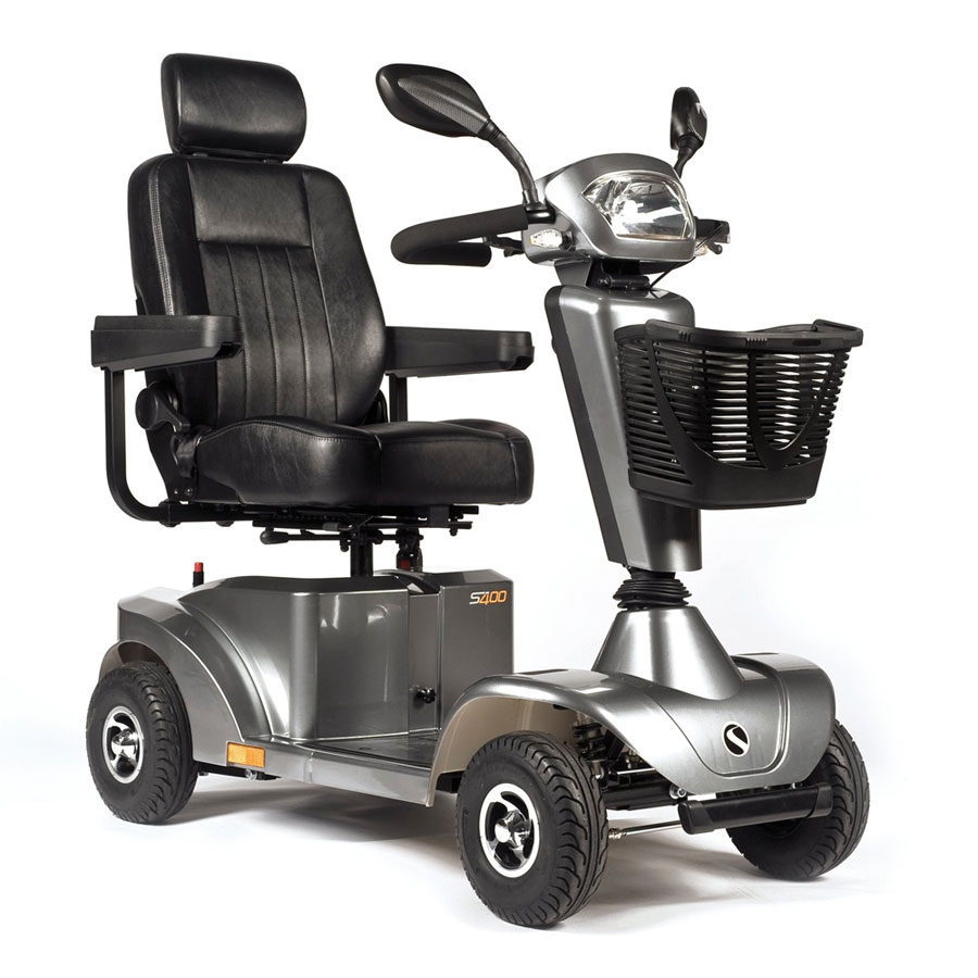 Sunrise Sterling S400 Mobility Scooter Silver Grey