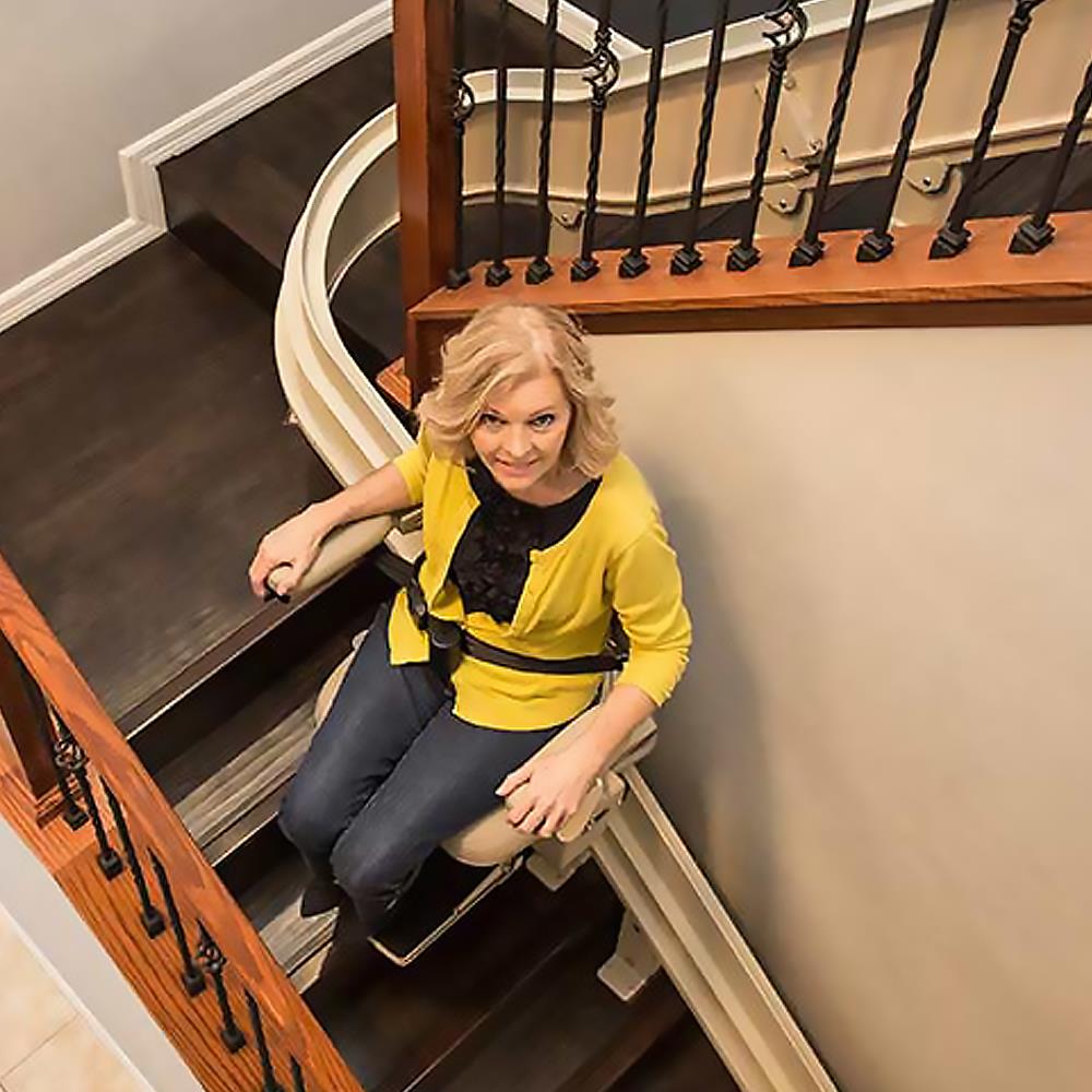 Bruno Elite Curved Stairlift Main