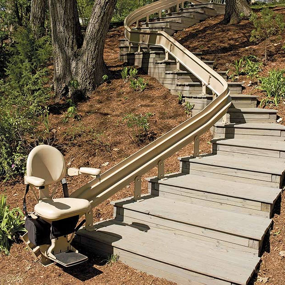 Bruno, Elite Curved Outdoor Stairlift