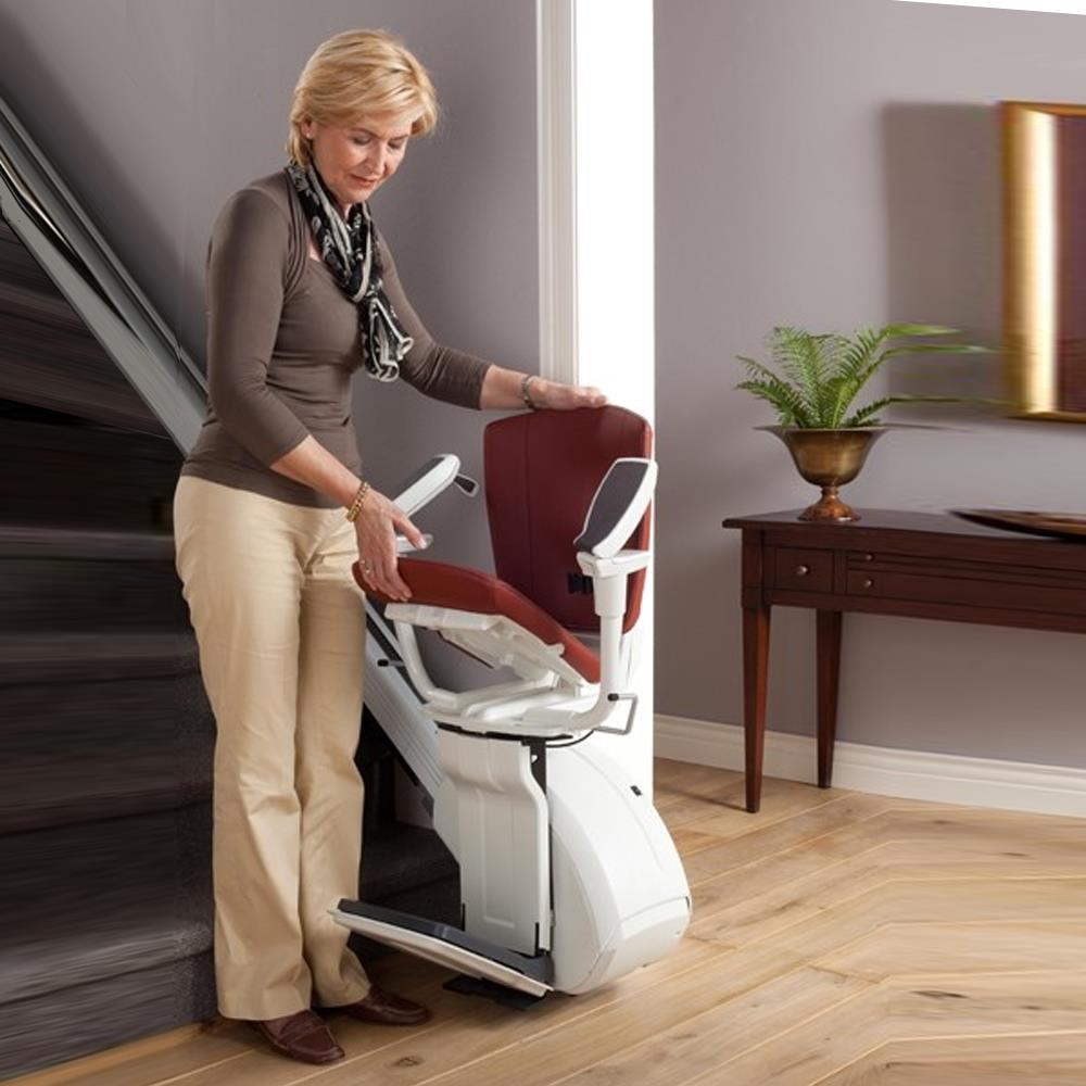 Homeglide Extra Straight Stairlift Lifestyle Bottom