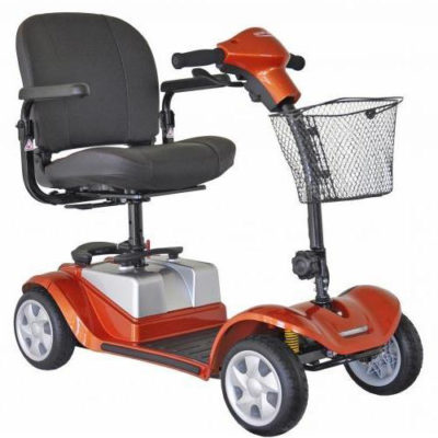Kymco Mini Comfort Transportable Mobility Scooter Orange
