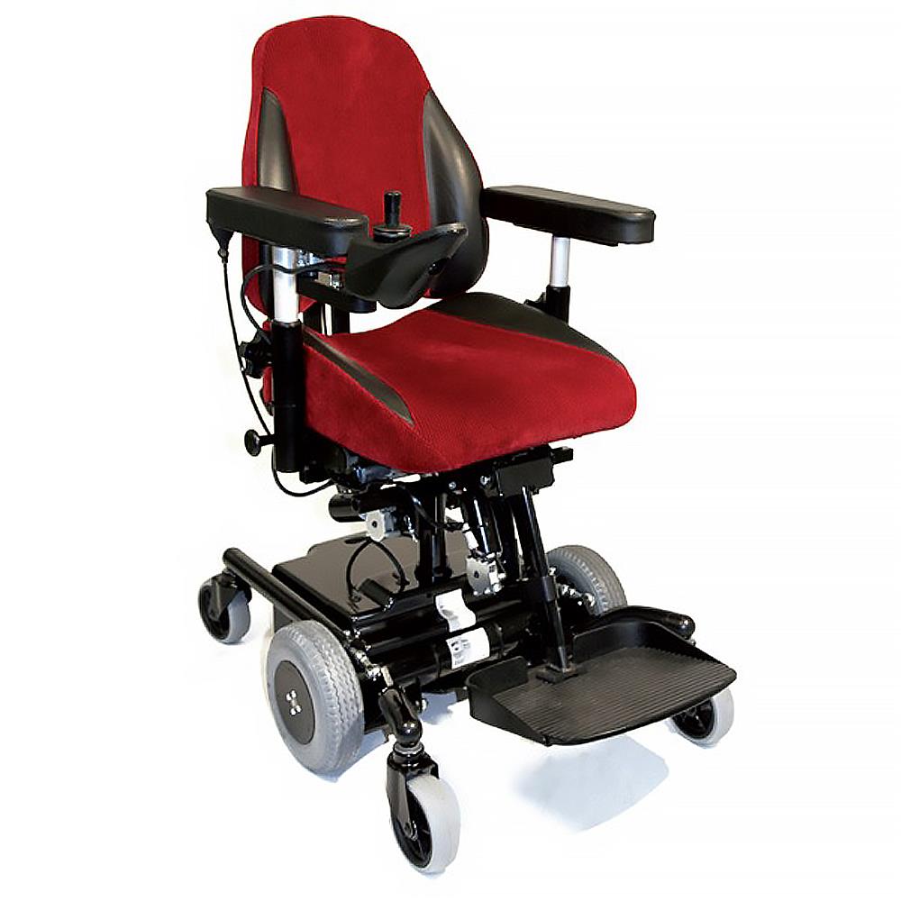 Mercado Medic Real 6100 Plus Electric Wheelchair Powerchair Red Seat