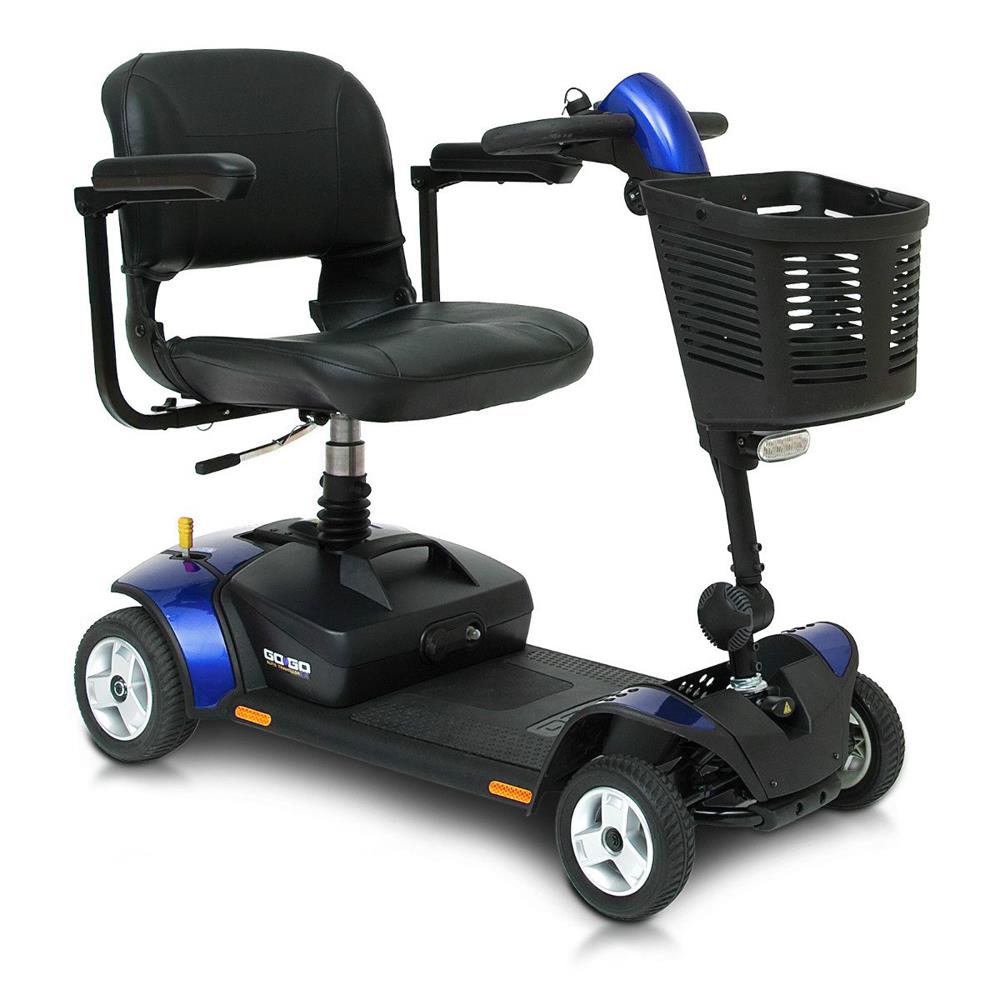 Pride GoGo LX Transportable Mobility Scooter Blue