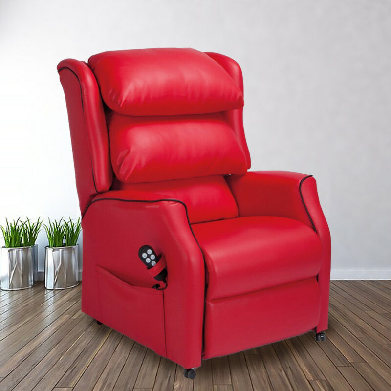 Camelot Matrix Red Reclining Chair