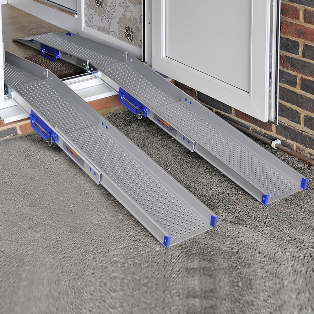 Enable Access Ramp Centre Ultralight Combi Folding and Telescopic Channel Ramps