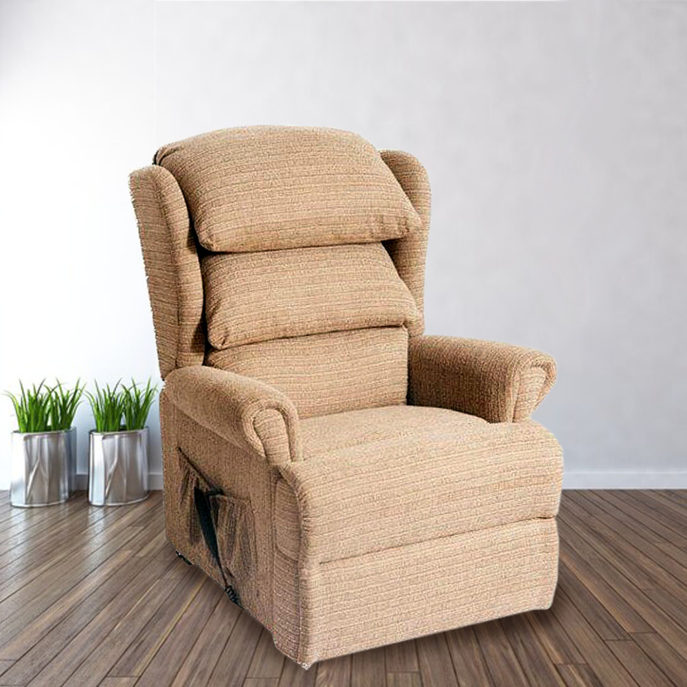 OR Admiral Waterfall Chapel Cream Reclining Chair