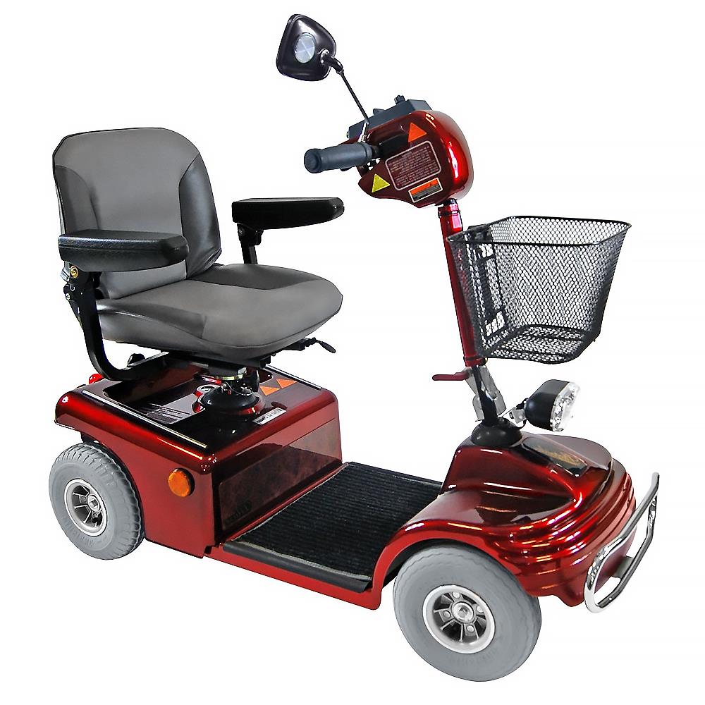 hoprider Sovereign 4 Mobility Scooter Red