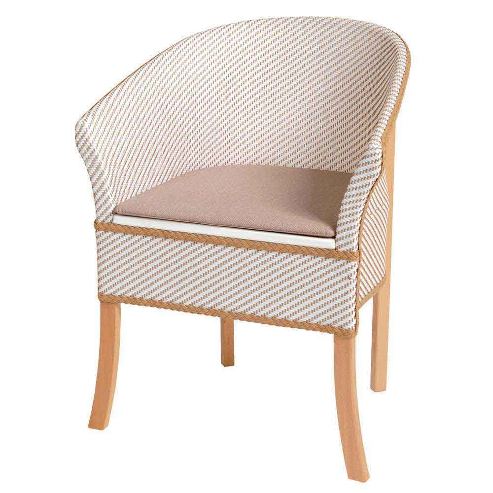 Roma, Basketweave Commode Chair