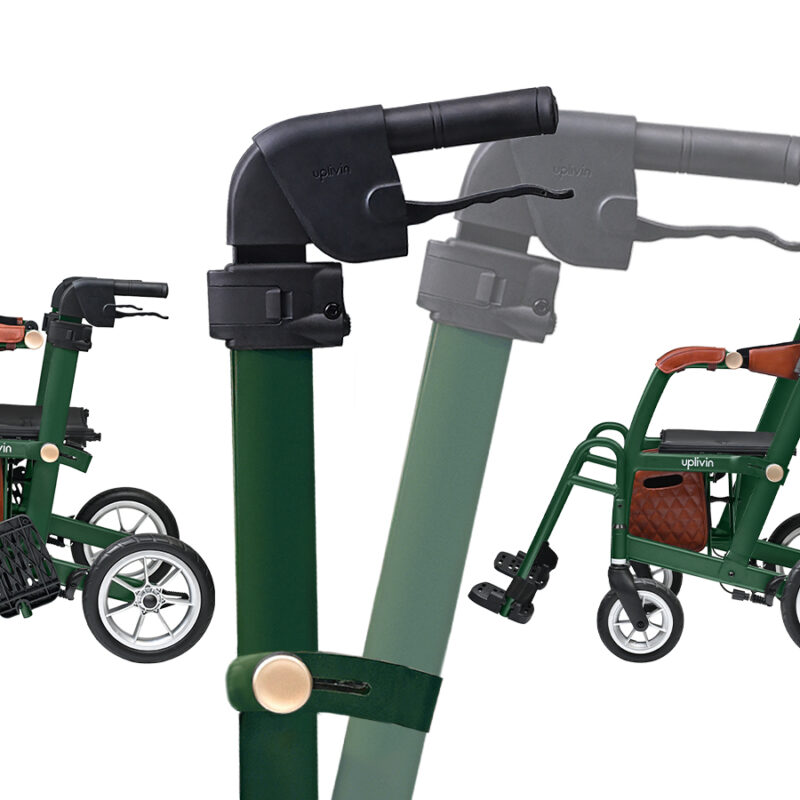 Uplivin, Glide 2-in-1 Rollator-Wheelchair