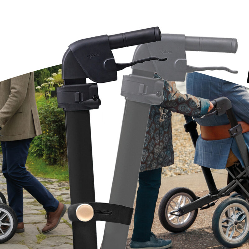 Uplivin, Glide 2-in-1 Rollator-Wheelchair