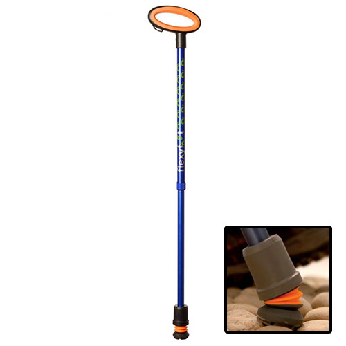 Flexyfoot Telescopic Walking Stick | Bush Healthcare