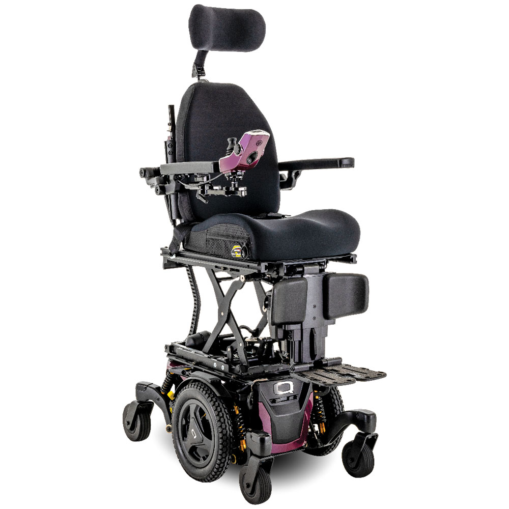 an empty pride stretto wheelchair with a blank background