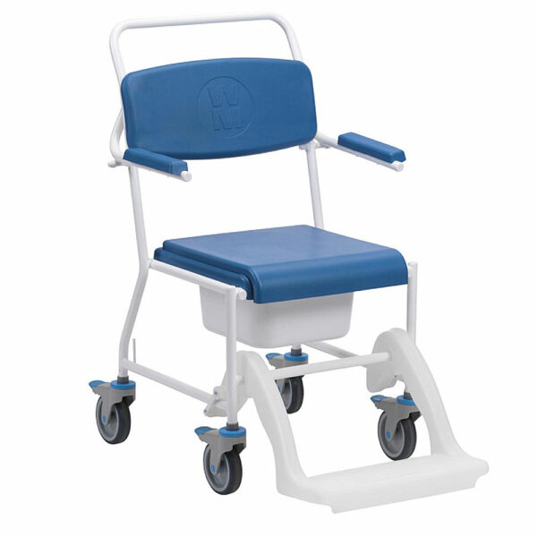 Invacare Glideabout Mobile Commode Orange Badge Mobility